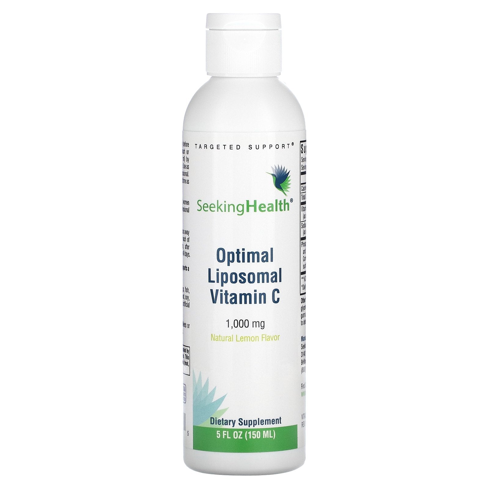 Seeking Health, Optimal Liposomal Vitamin C, Natural Lemon, 1,000 mg, 5 fl oz (150 ml)