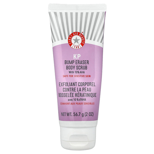 First Aid Beauty, KP Bump Eraser Body Scrub, With 10% AHA, 2 oz (56.7 g)
