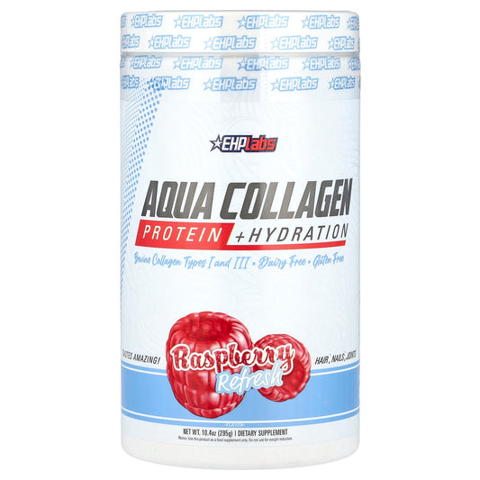EHPlabs, Aqua Collagen, Protein + Hydration, Raspberry Refresh, 10.4 oz (295 g)