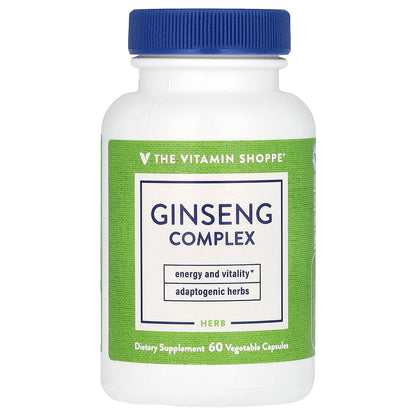 The Vitamin Shoppe, Ginseng Complex, 60 Vegetable Capsules