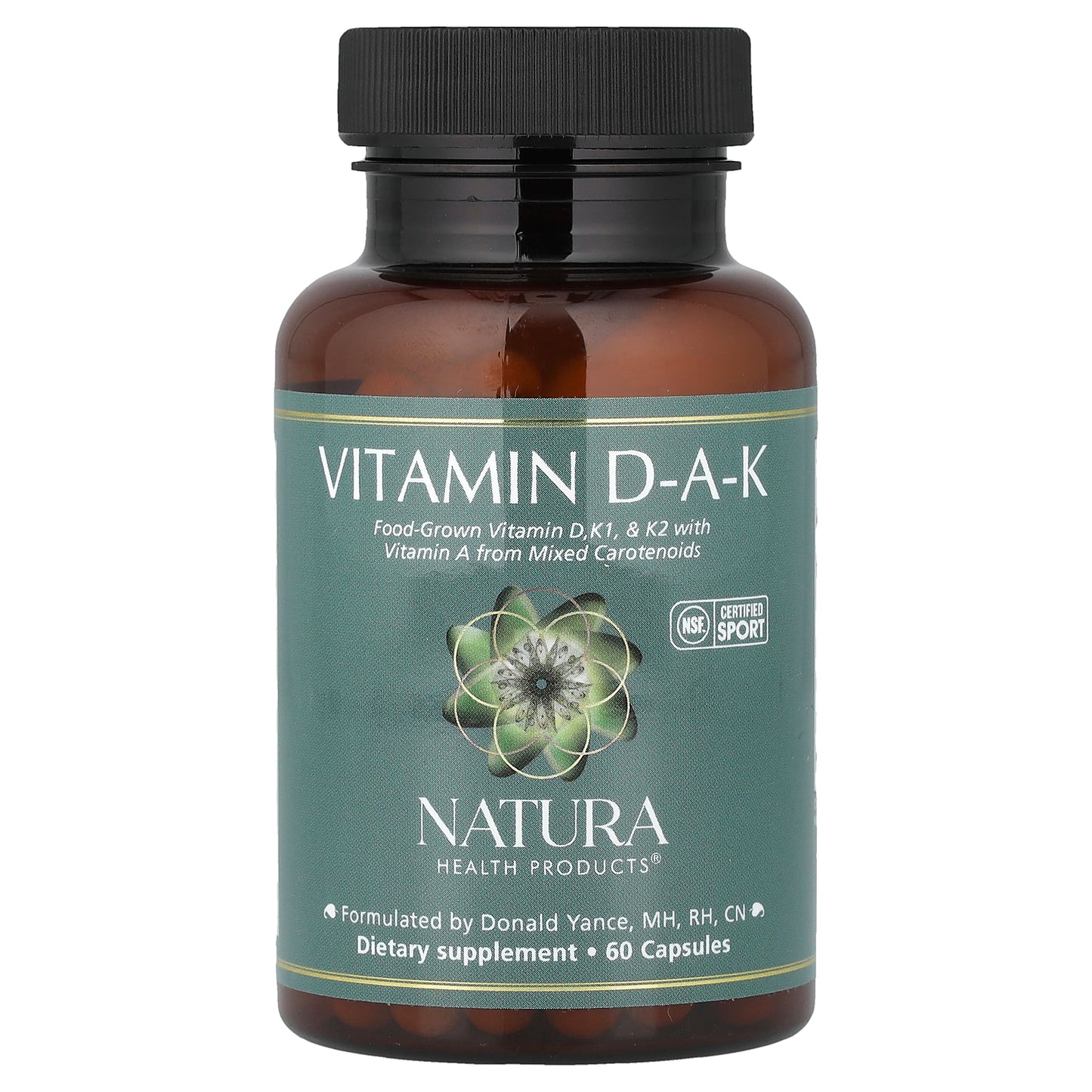 Natura Health Products, Vitamin D-A-K, 60 Capsules