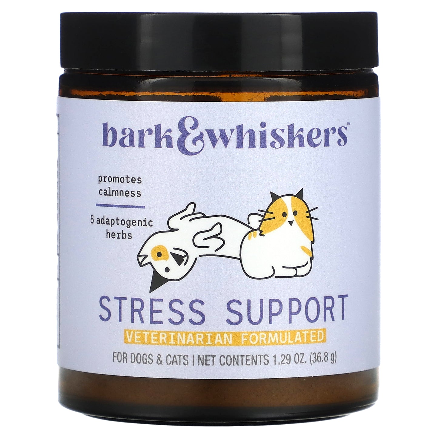 Dr. Mercola, Bark & Whiskers™, Stress Support, For Dogs & Cats, 1.29 oz (36.8 g )