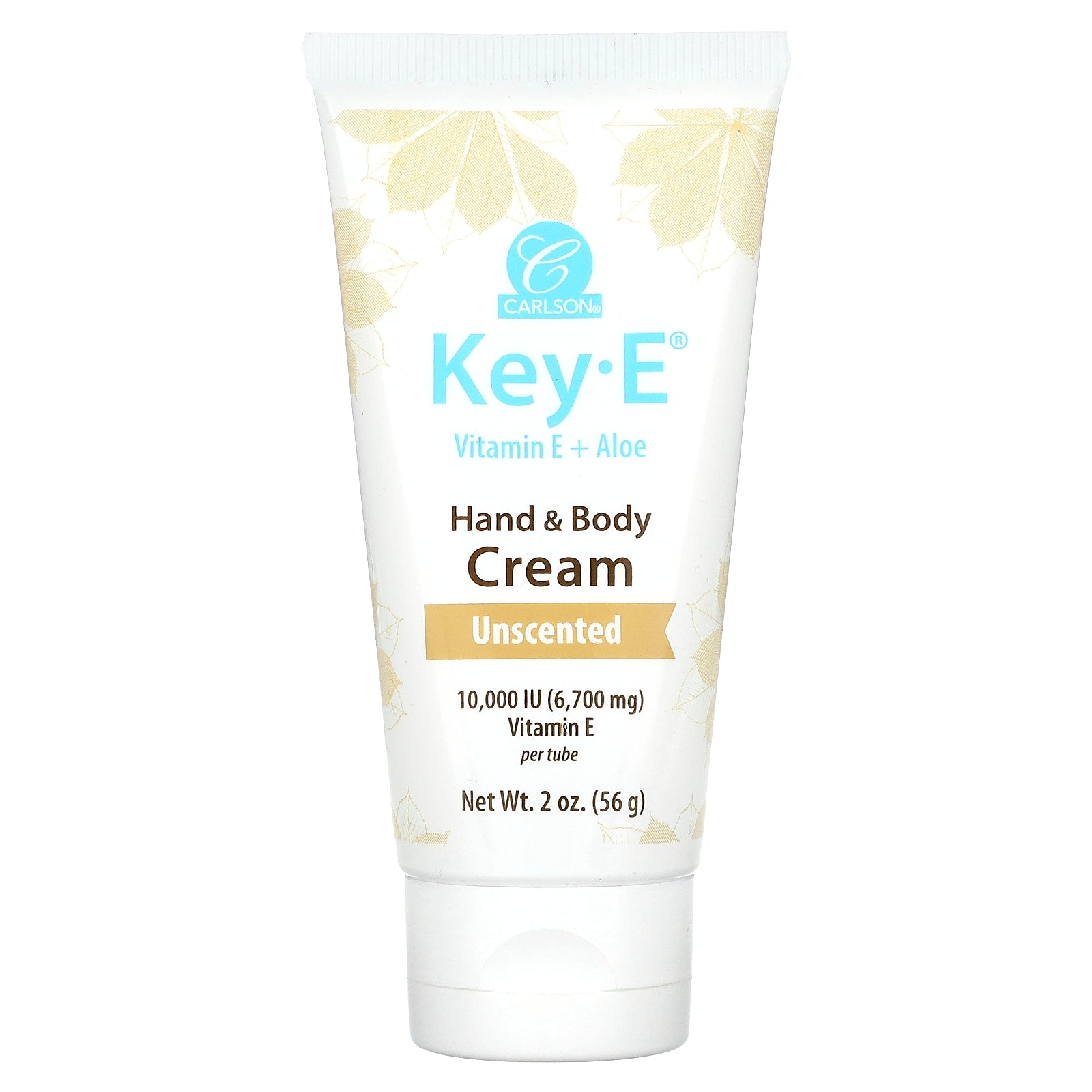 Carlson, Key - E, Hand & Body Cream, Unscented, 2 oz (56 g)