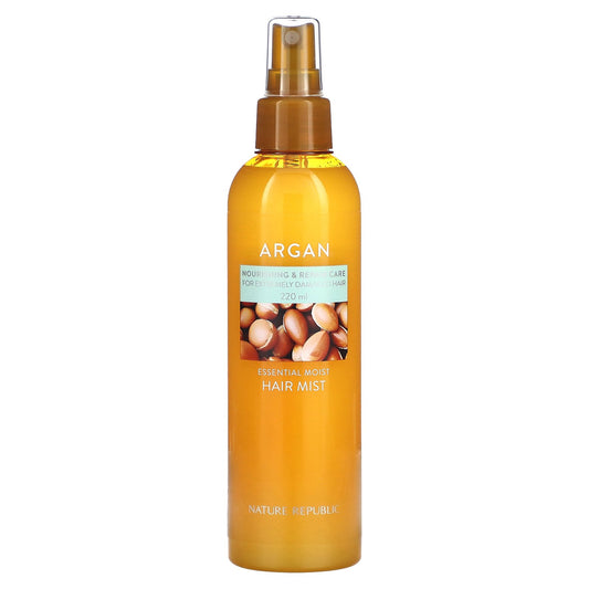 Nature Republic, Argan Essential Moist, Hair Mist, 7.43 fl oz (220 ml)