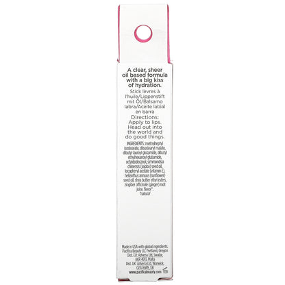 Pacifica, Glow Stick Lip Oil, Clear Sheer, 0.14 oz (4 g)