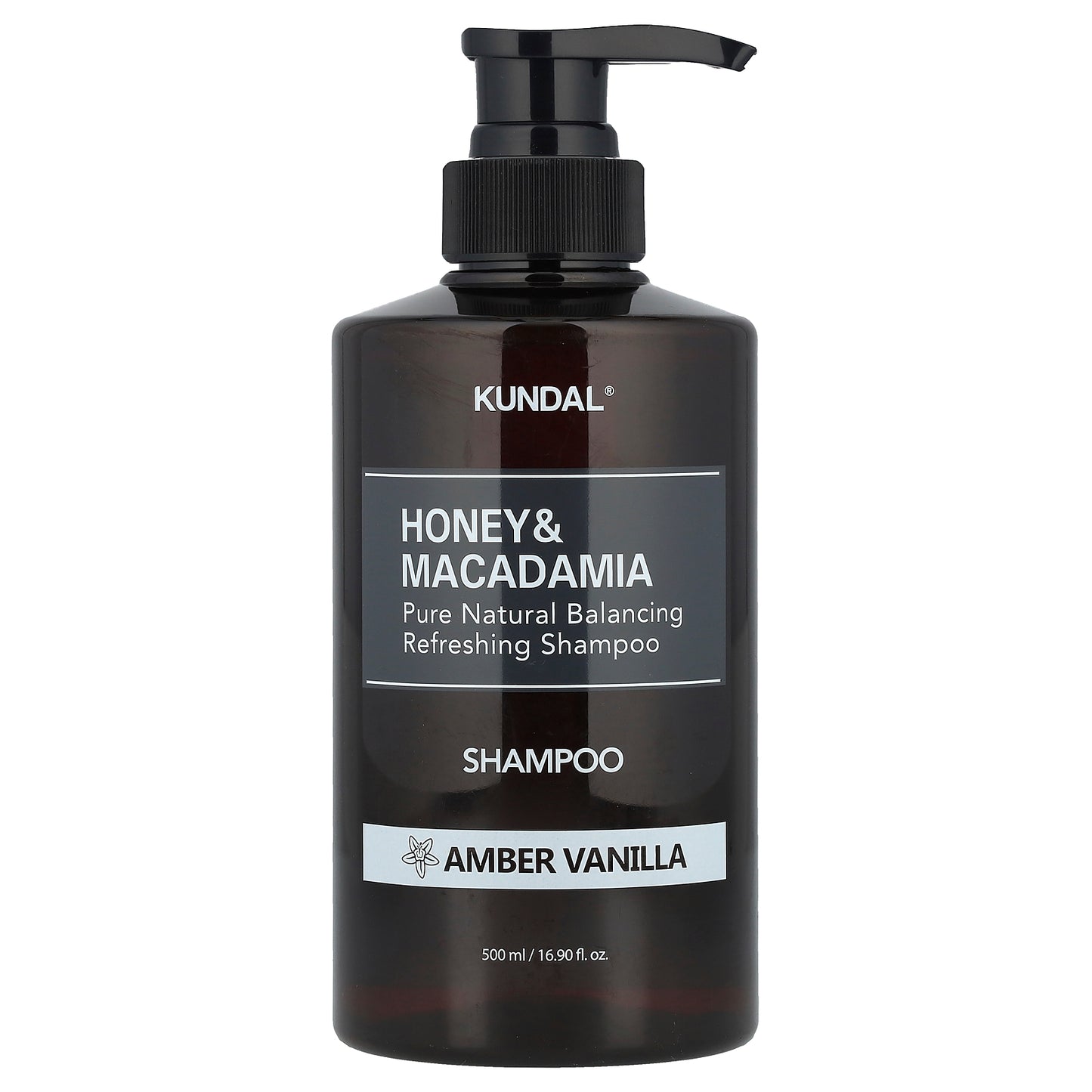 Kundal, Honey & Macadamia, Shampoo, Amber Vanilla, 16.9 fl oz (500 ml)