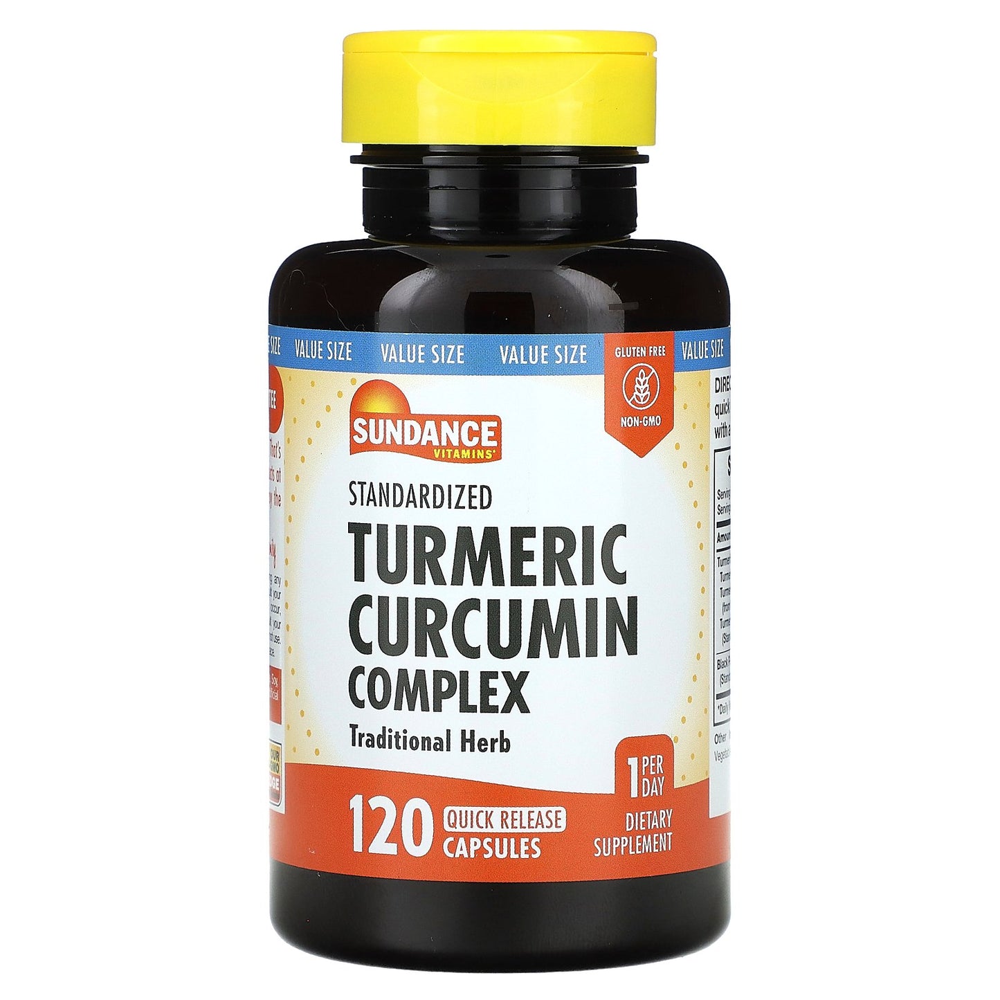 Sundance Vitamins, Standardized Turmeric Curcumin Complex, 120 Quick Release Capsules