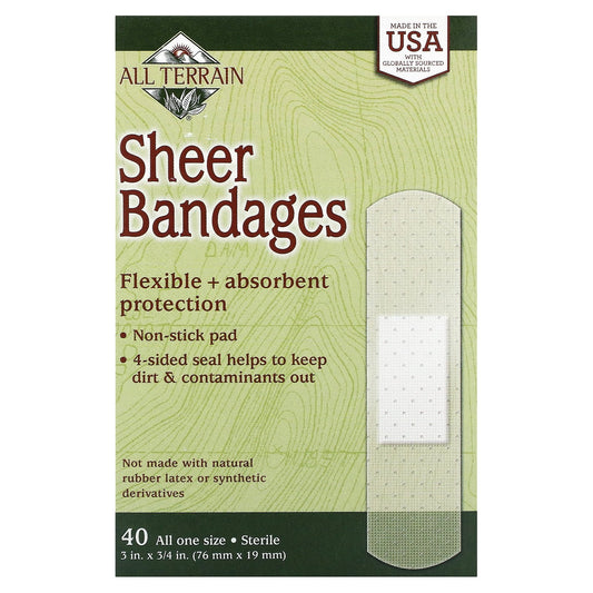 All Terrain, Sheer Bandages, 40 Bandages