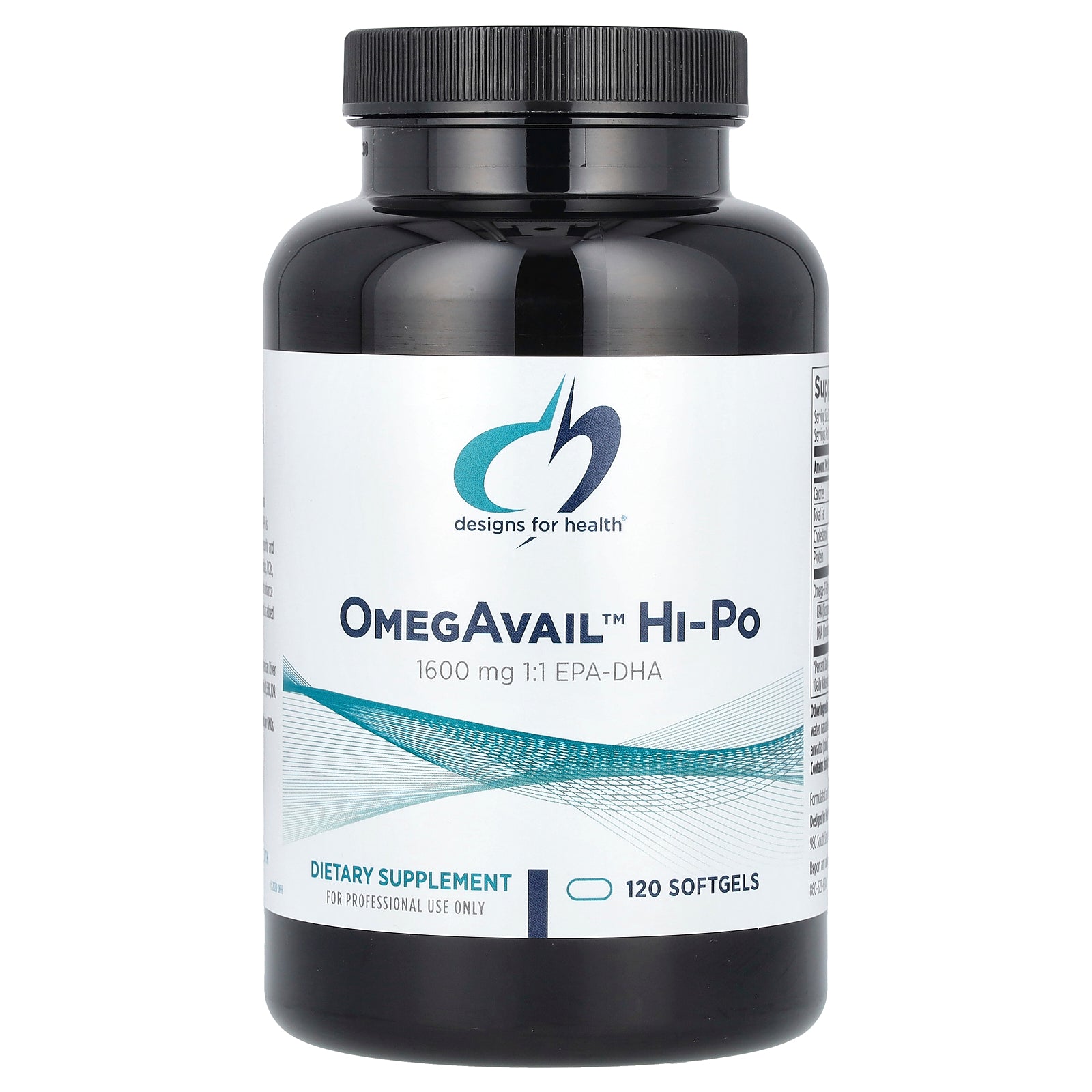 Designs For Health, OmegAvail™ Hi-Po, 120 Softgels