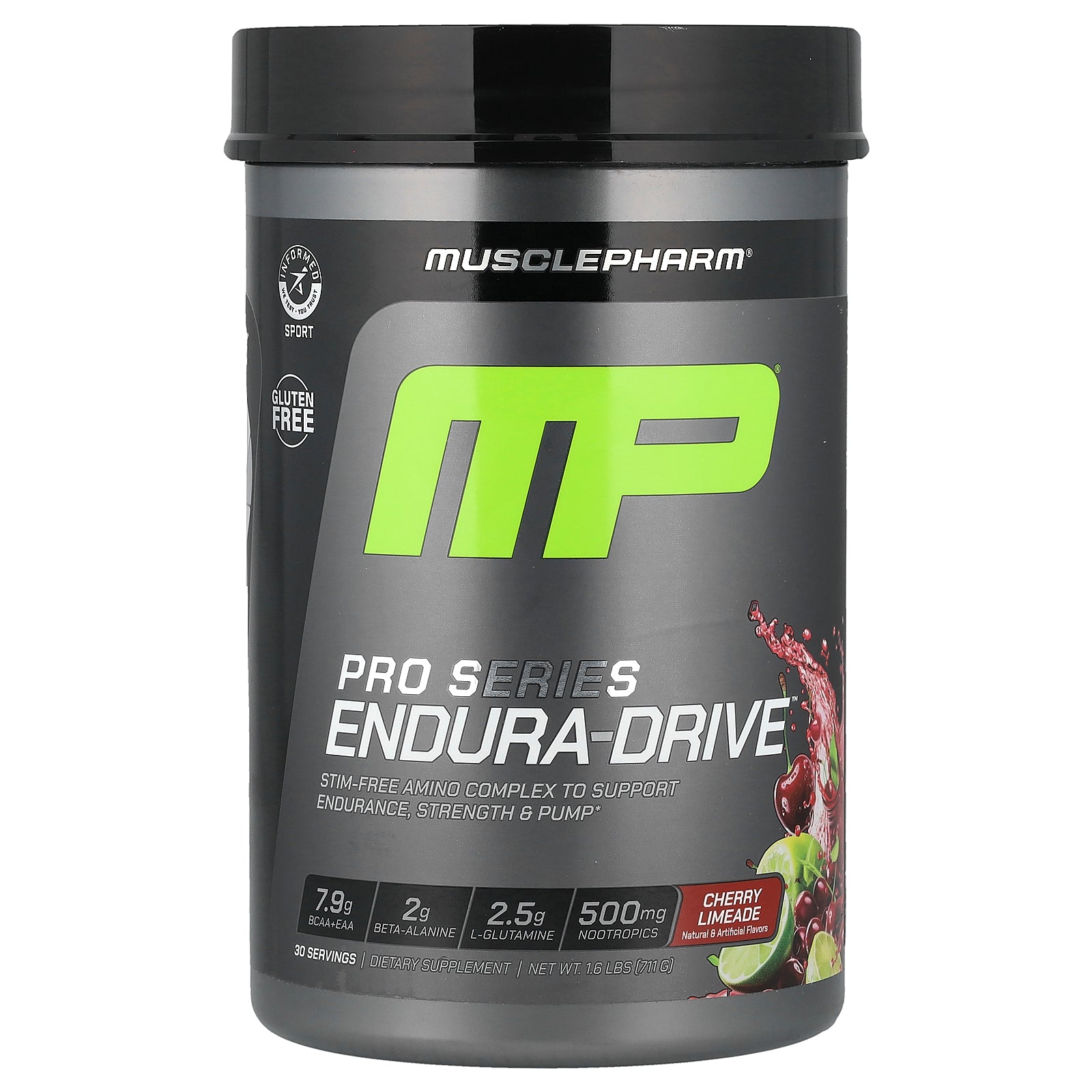 MusclePharm, Pro Series, Endura-Drive™, Cherry Limeade, 1.6 lbs (711 g)