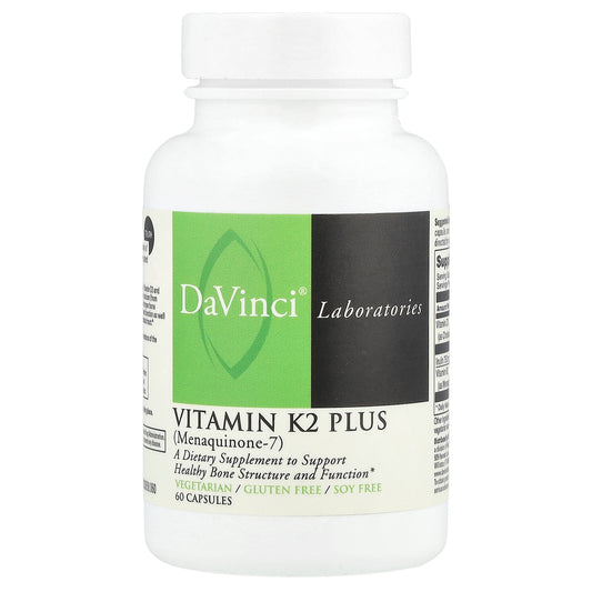 DaVinci Laboratories, Vitamin K2 Plus, 60 Capsules