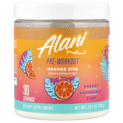 Alani Nu, Pre-Workout, Orange Kiss, 10.5 oz (300 g)