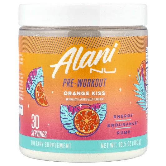 Alani Nu, Pre-Workout, Orange Kiss, 10.5 oz (300 g)