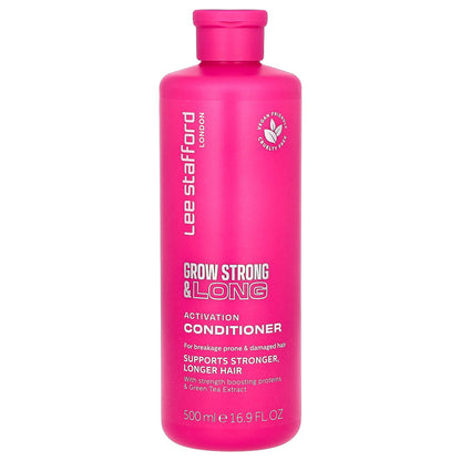 Lee Stafford, Grow Strong & Long, Activation Conditioner, For Breakage Prone & Damaged Hair, 16.9 fl oz (500 ml)