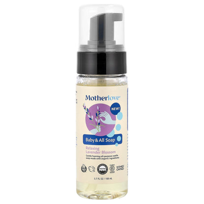 Motherlove, Baby & All Soap, Relaxing Lavender Blossom , 5.7 fl oz (168 ml)