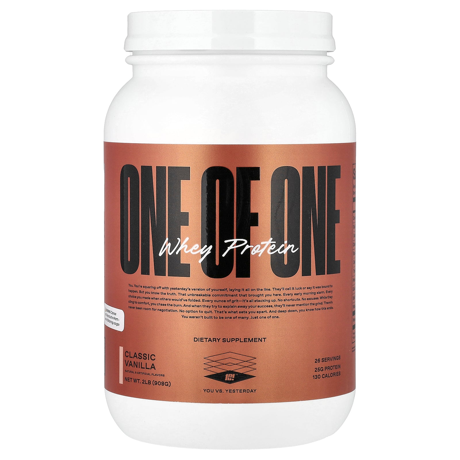 ONE OF ONE, Whey Protein, Classic Vanilla, 2 lb (908 g)