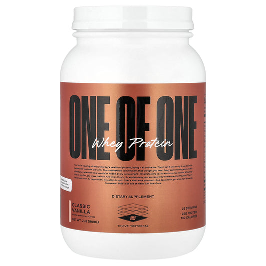 ONE OF ONE, Whey Protein, Classic Vanilla, 2 lb (908 g)