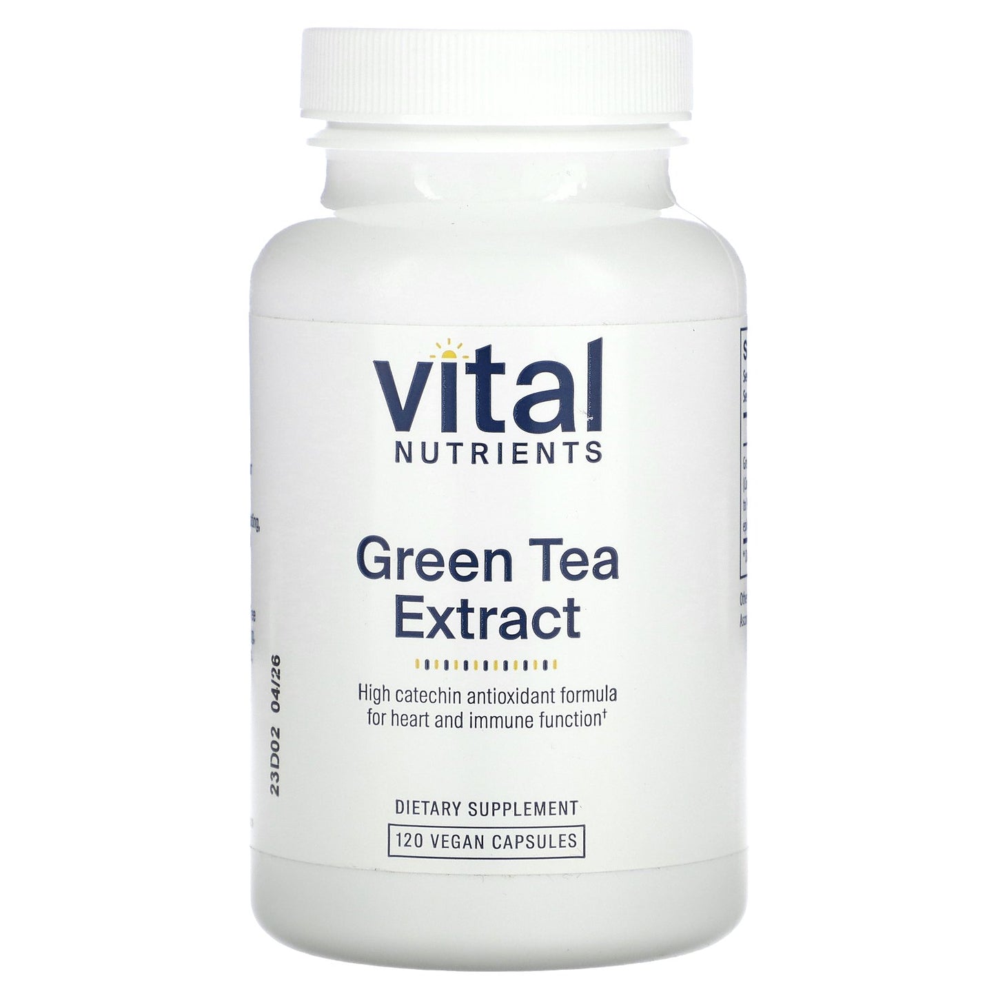 Vital Nutrients, Green Tea Extract, 120 Vegan Capsules (275 mg per Capsule)