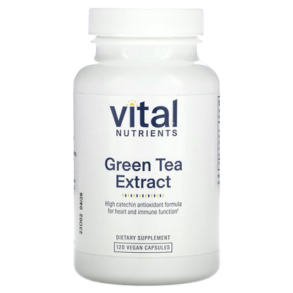Vital Nutrients, Green Tea Extract, 120 Vegan Capsules (275 mg per Capsule)