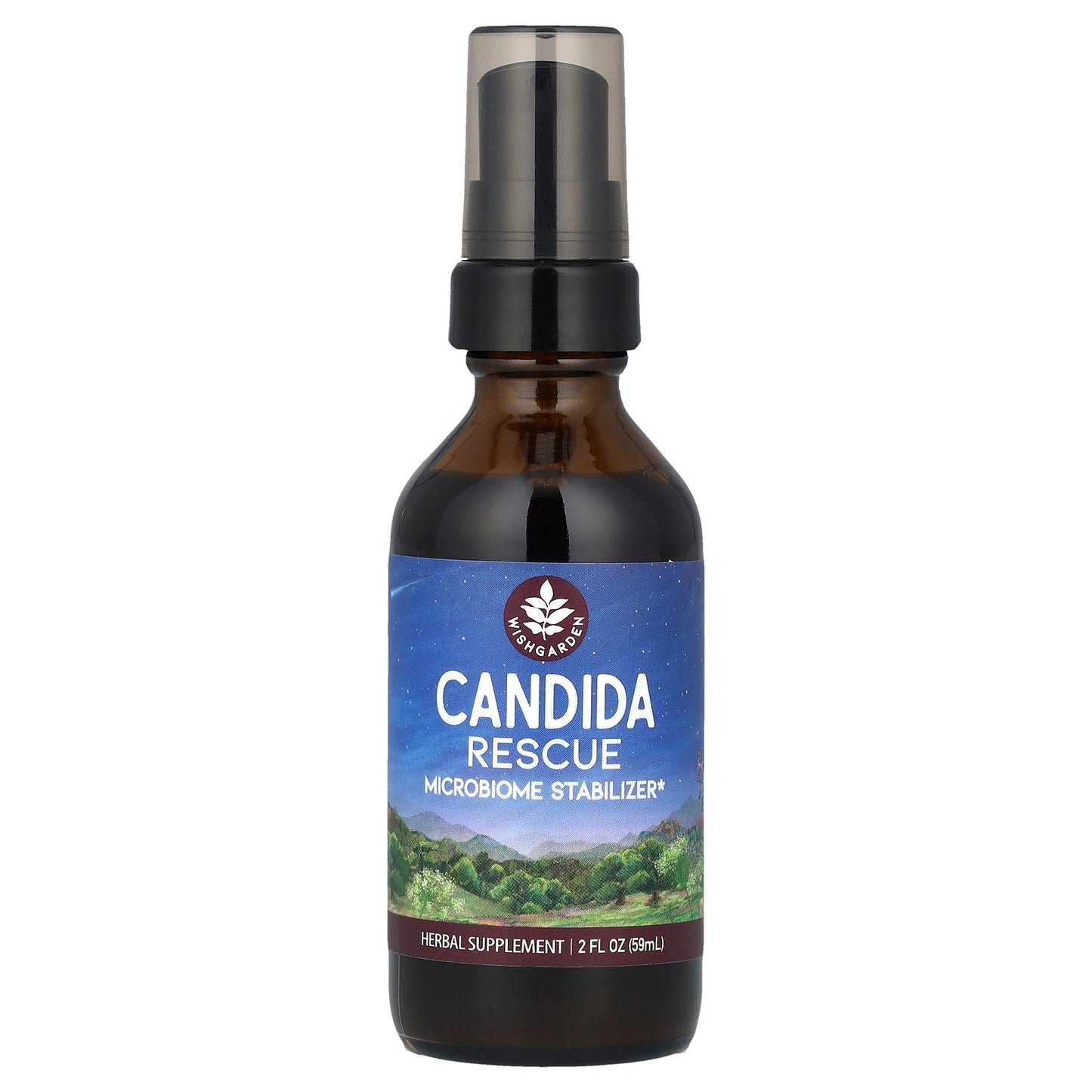 WishGarden Herbs, Candida Rescue, Microbiome Stabilizer, 2 fl oz (59 ml)