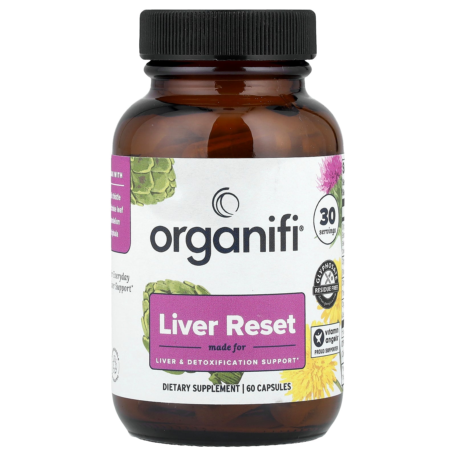 Organifi, Liver Reset, 60 Capsules