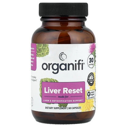 Organifi, Liver Reset, 60 Capsules
