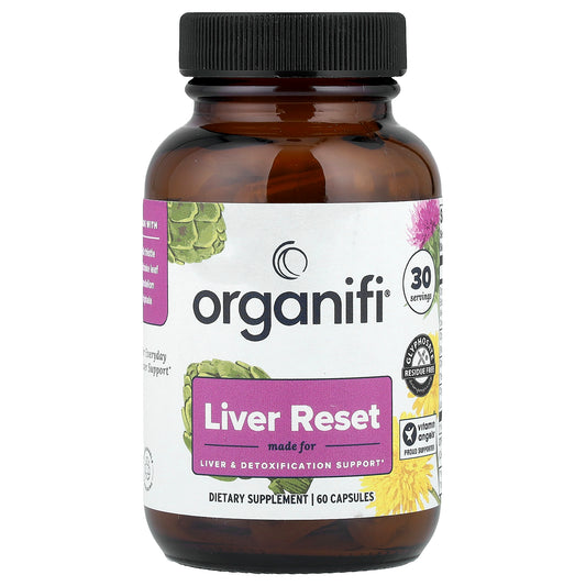 Organifi, Liver Reset, 60 Capsules