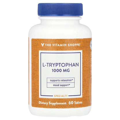 The Vitamin Shoppe, L-Tryptophan, 1,000 mg, 60 Tablets