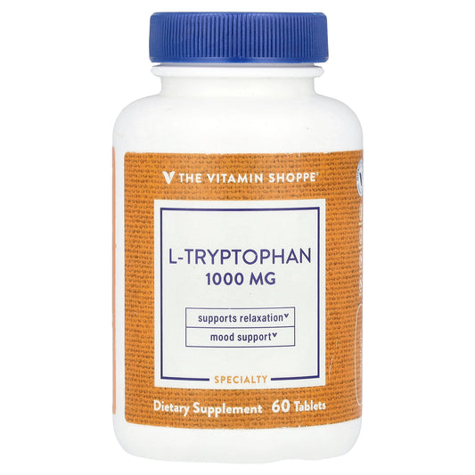 The Vitamin Shoppe, L-Tryptophan, 1,000 mg, 60 Tablets
