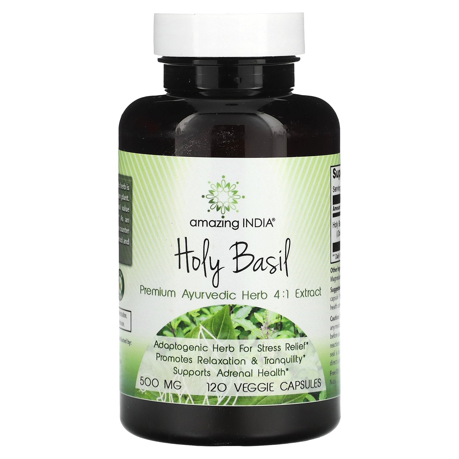 Amazing India, Holy Basil, 500 mg, 120 Veggie Capsules