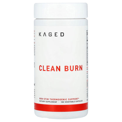 Kaged, Clean Burn, 180 Vegetable Capsules