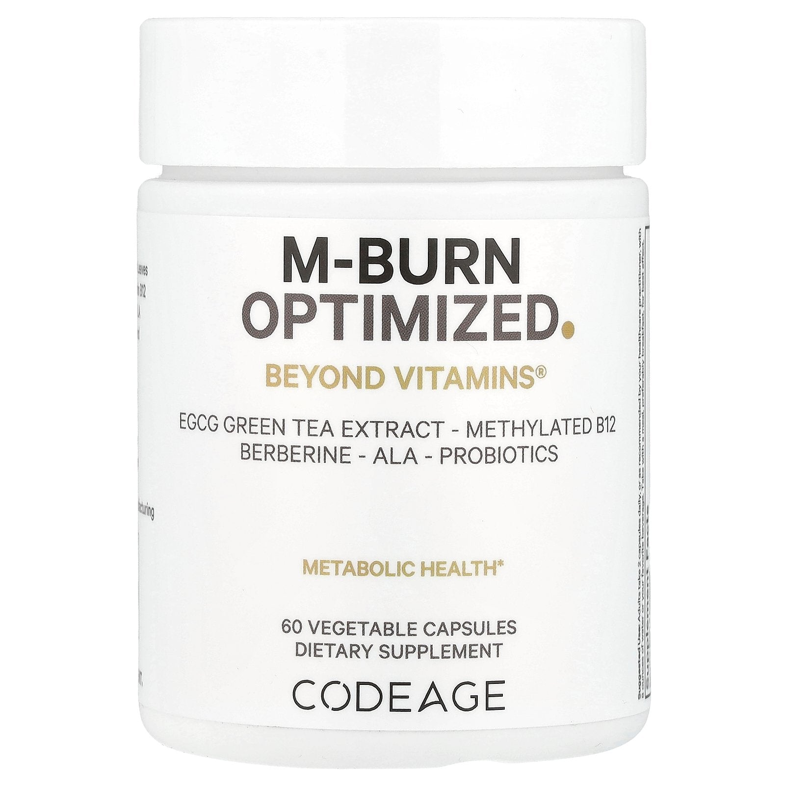 Codeage, M-Burn Optimized, 60 Vegetable Capsules