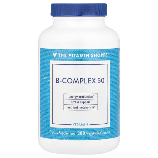 The Vitamin Shoppe, B-Complex 50, 300 Vegetable Capsules