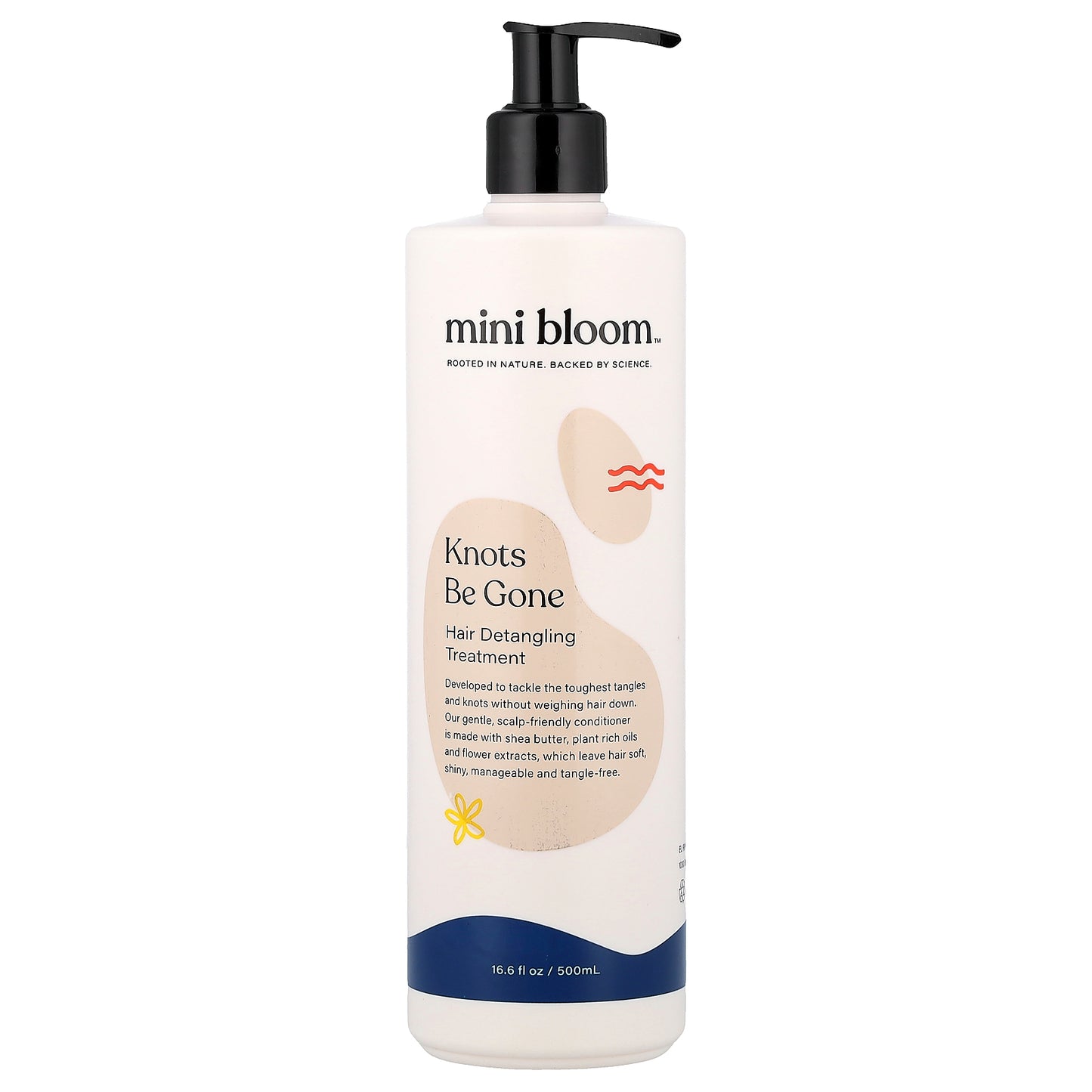 Mini Bloom, Knots Be Gone, Hair Detangling Treatment, 16.6 fl oz (500 ml)