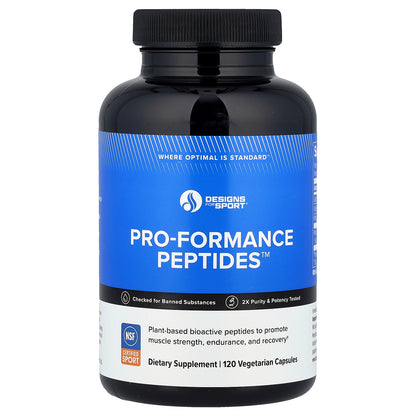 Designs For Health, Designs For Sport®, Pro-Formance Peptides™, 120 Vegetarian Capsules