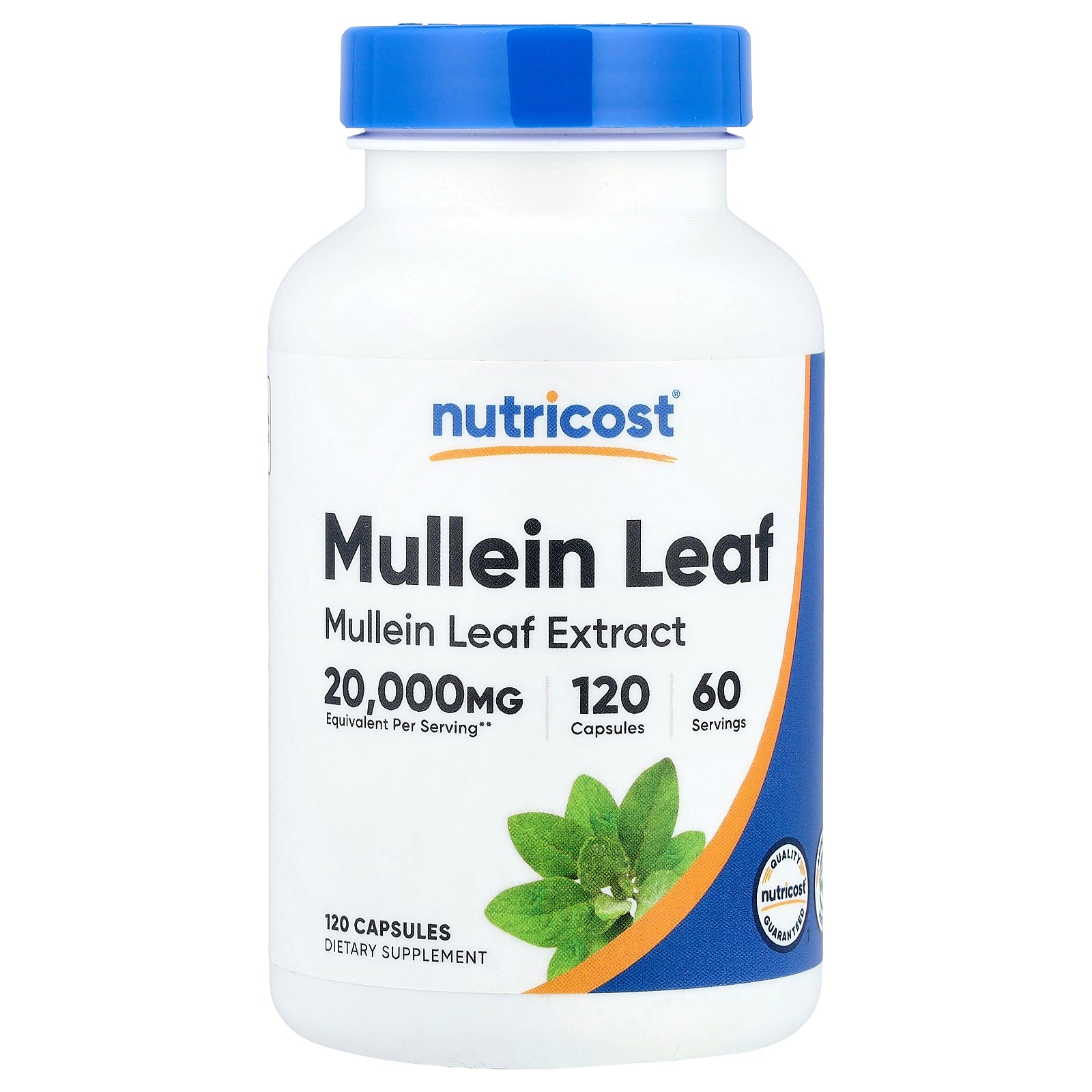 Nutricost, Mullein Leaf, 120 Capsules (500 mg per Capsule)