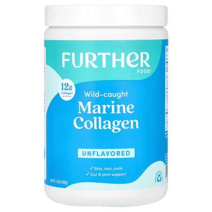 Further Food, Wild-Caught Marine Collagen, Unflavored, 5.93 oz (168 g)