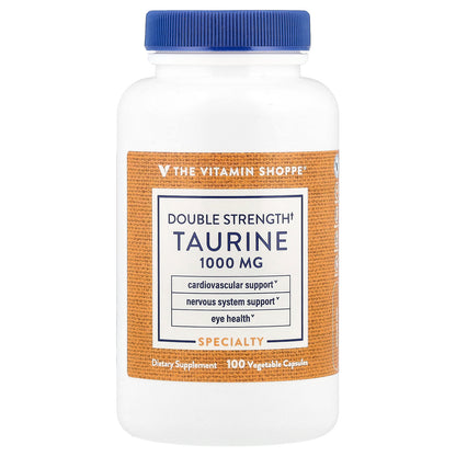 The Vitamin Shoppe, Taurine, 1,000 mg, 100 Vegetable Capsules