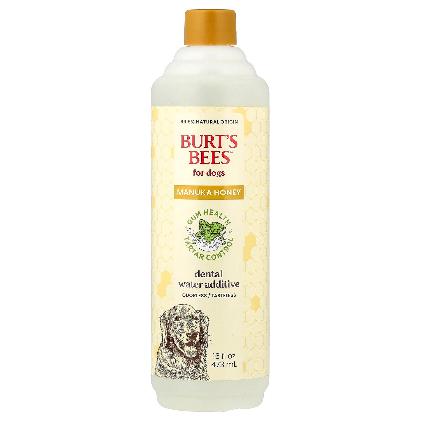 Burt's Bees, Dental Water Additive, For Dogs, Manuka Honey, 16 fl oz (473 ml)