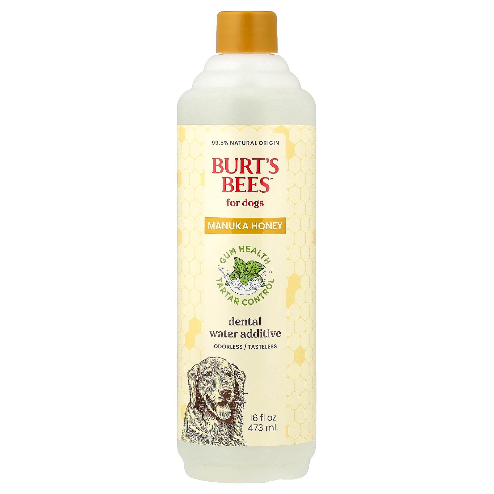 Burt's Bees, Dental Water Additive, For Dogs, Manuka Honey, 16 fl oz (473 ml)