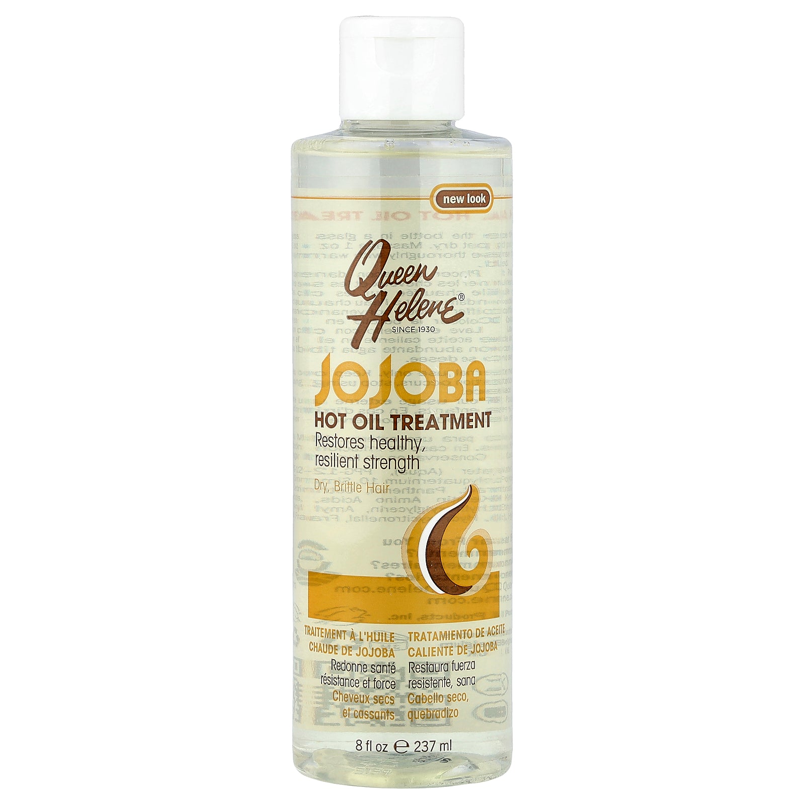 Queen Helene, Hot Oil Treatment, Jojoba, Dry, Brittle Hair, 8 fl oz (237 ml)