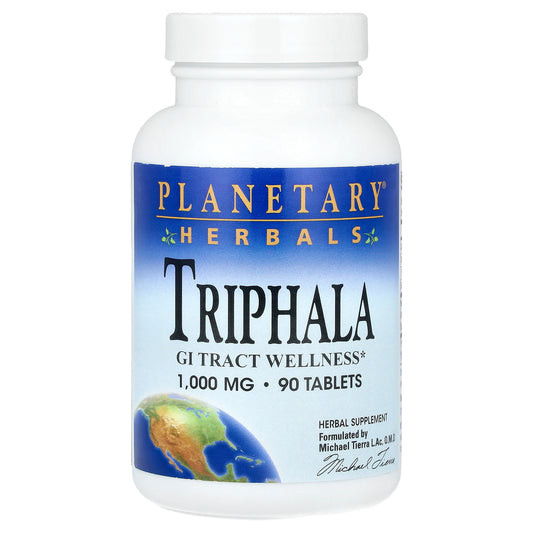 Planetary Herbals, Triphala, 90 Tablets