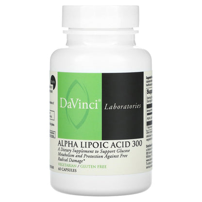 DaVinci Laboratories, Alpha Lipoic Acid 300, 300 mg , 60 Capsules