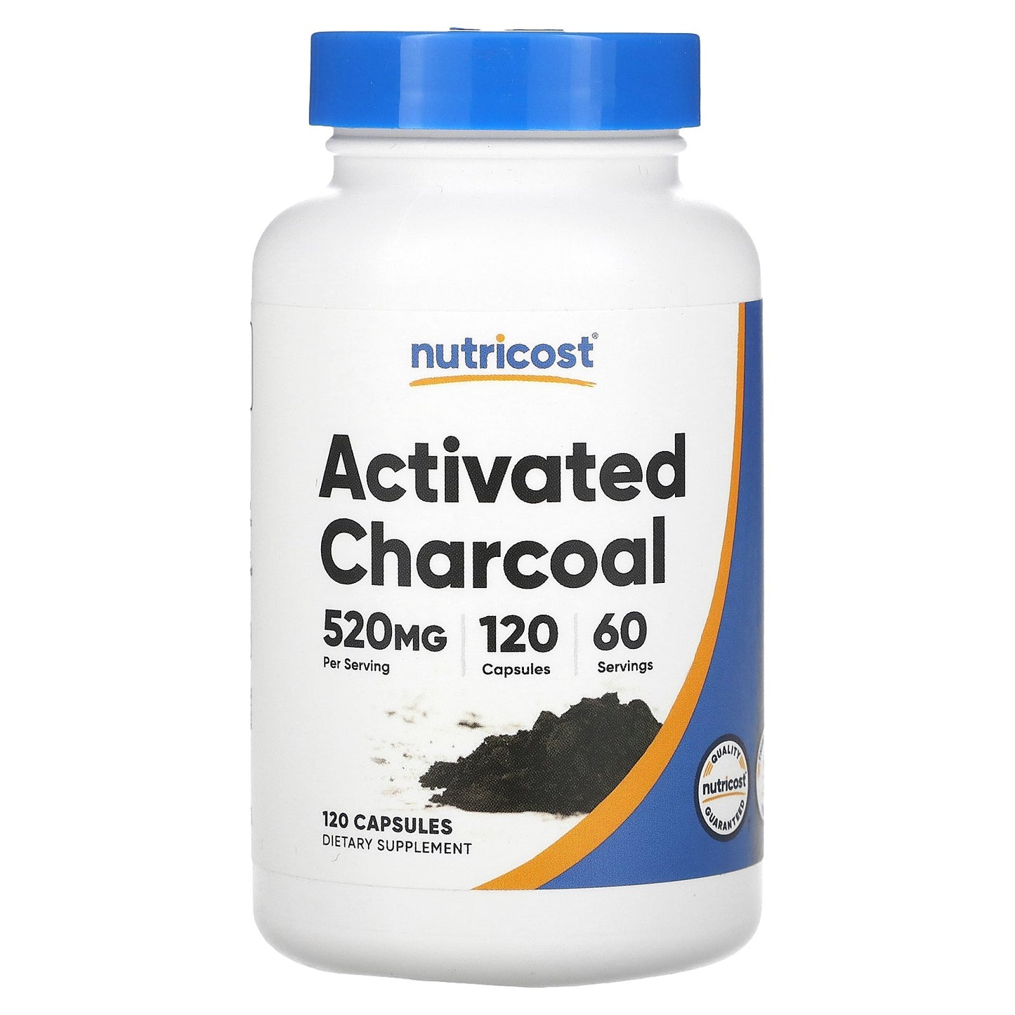Nutricost, Activated Charcoal, 120 Capsules (260 mg per Capsule)