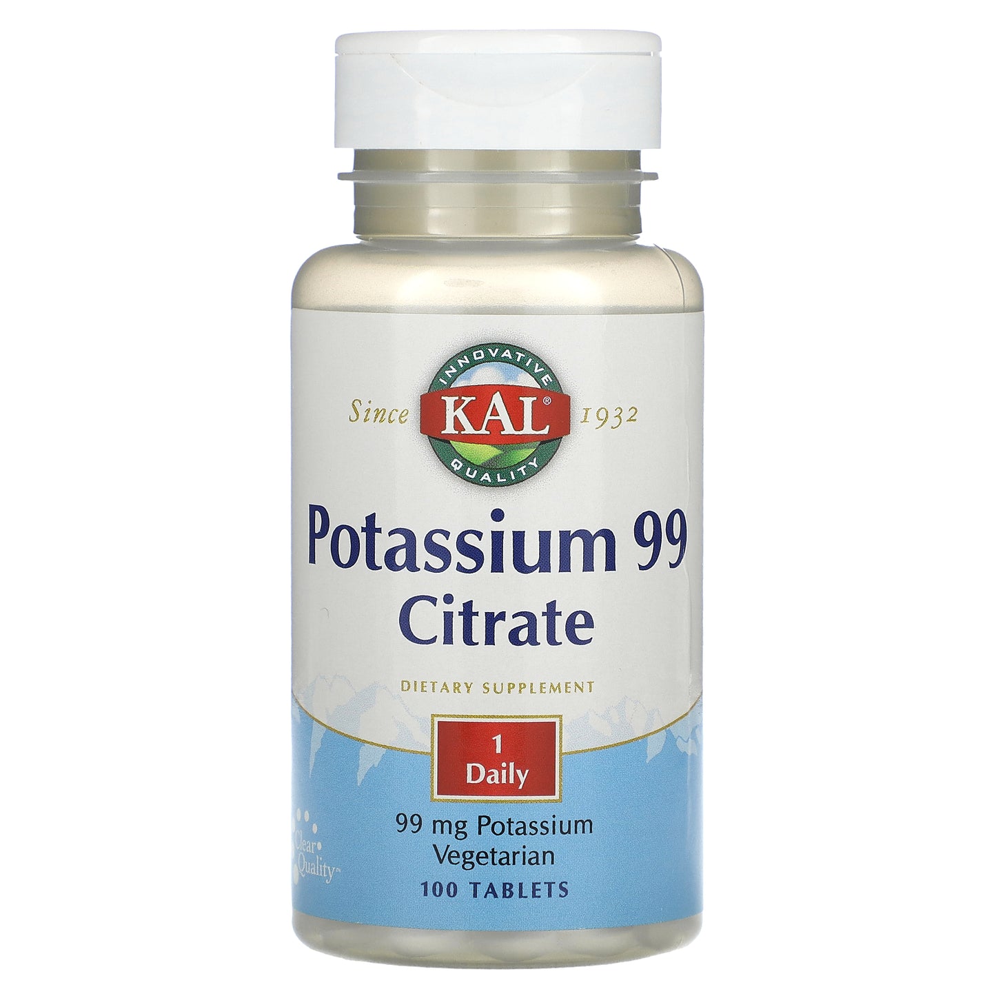KAL, Potassium 99 Citrate, 99  mg , 100 Tablets