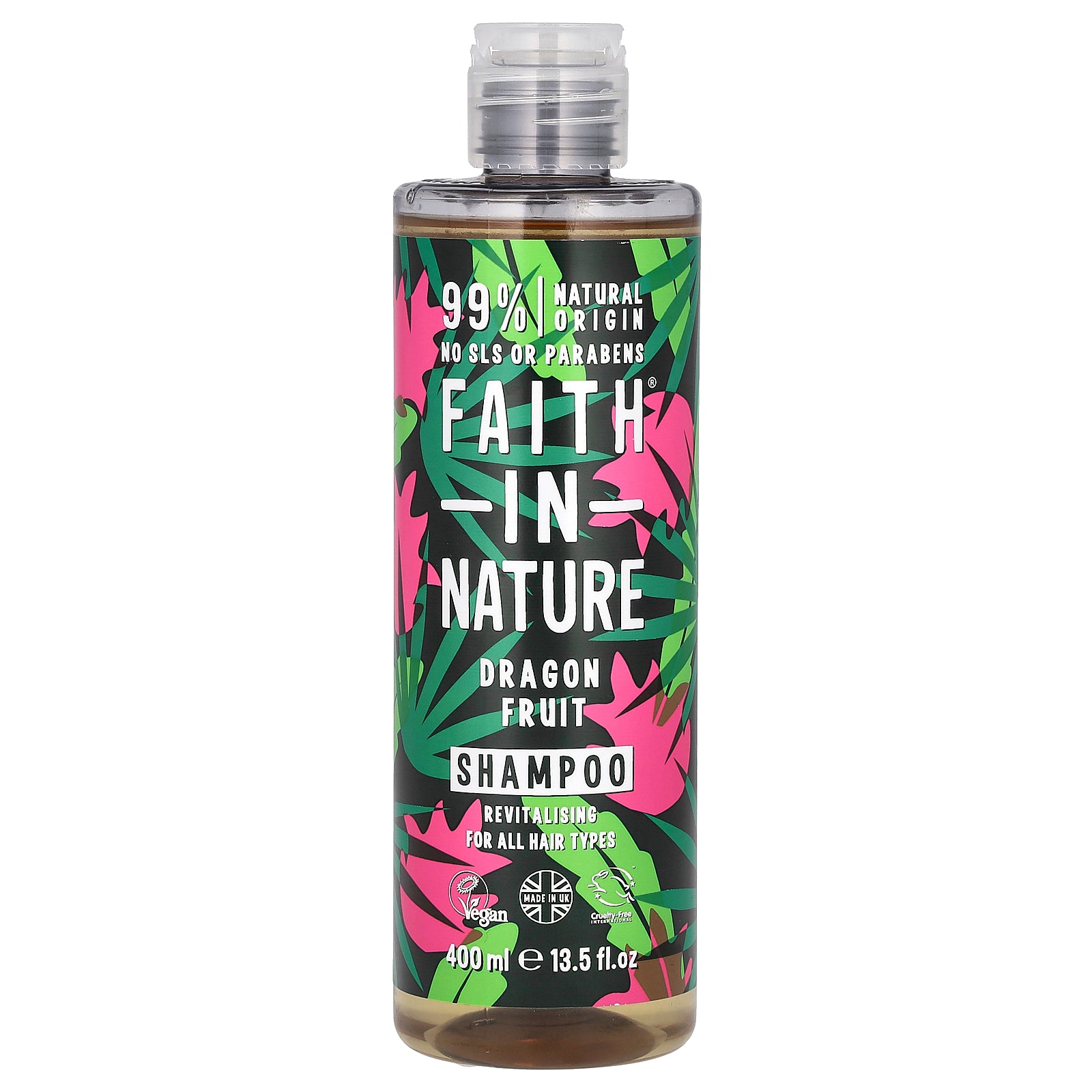 Faith in Nature, Shampoo, Dragon Fruit, 13.5 fl oz (400 ml)