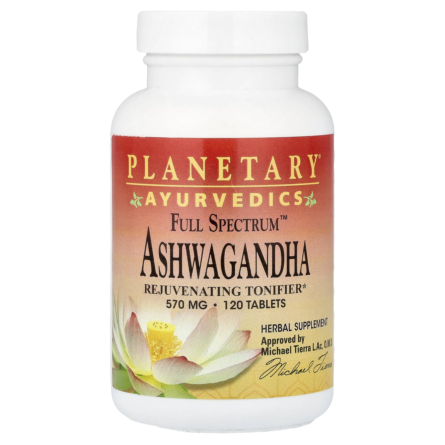 Planetary Herbals, Ayurvedics, Full Spectrum™ Ashwagandha, 570 mg, 120 Tablets