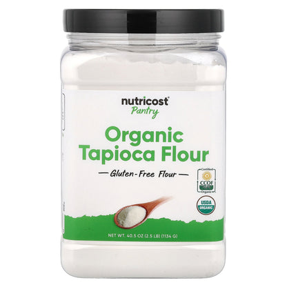 Nutricost, Pantry, Organic Tapioca Flour, 40.5 oz (1,134 g)