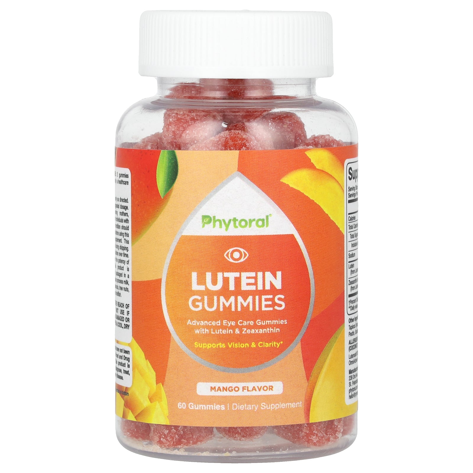 Phytoral, Lutein Gummies, Mango, 60 Gummies