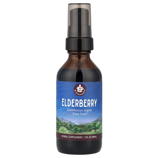 WishGarden Herbs, Elderberry , 2 fl oz (59 ml)